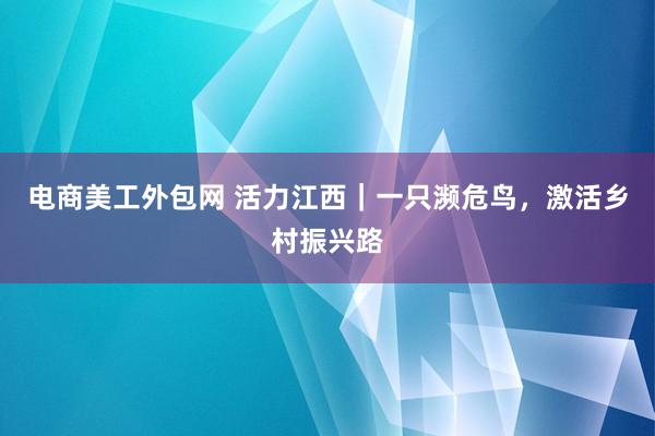 电商美工外包网 活力江西｜一只濒危鸟，激活乡村振兴路